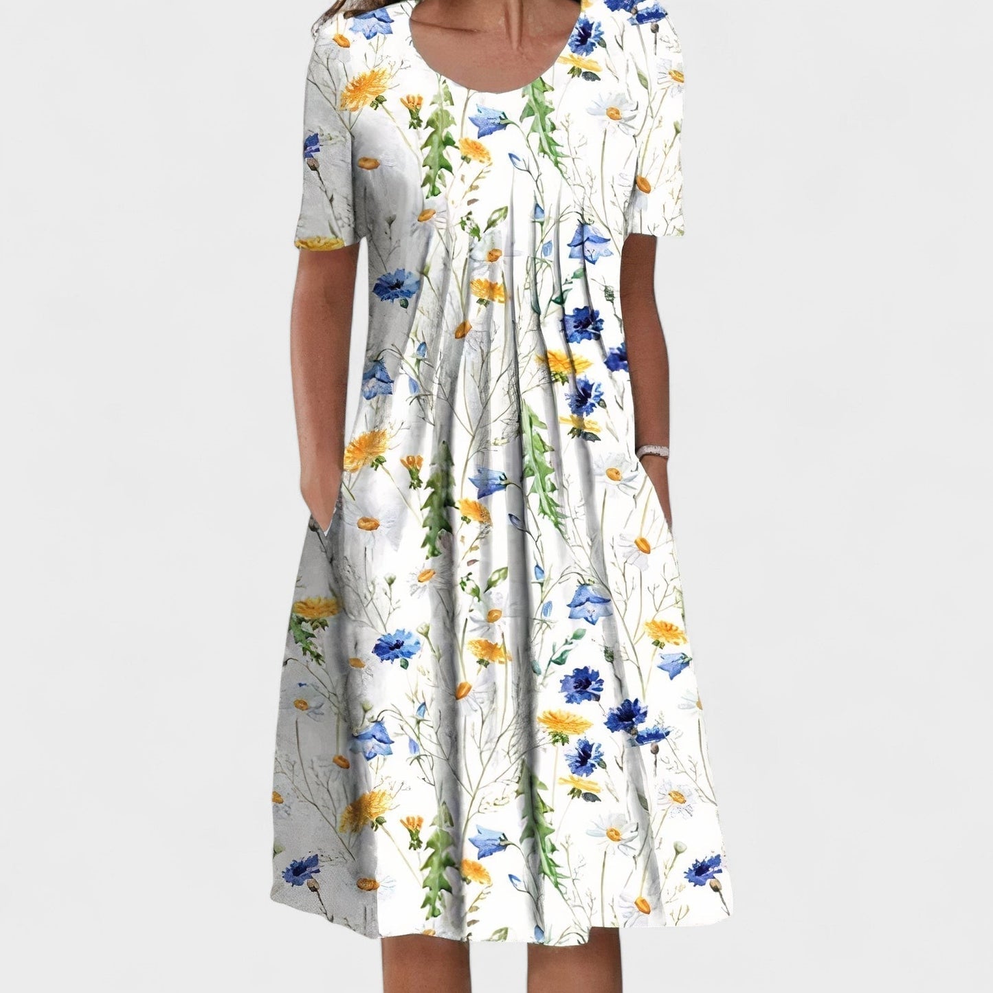 Violette - Belle robe midi