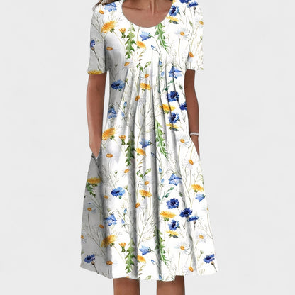 Violette - Belle robe midi