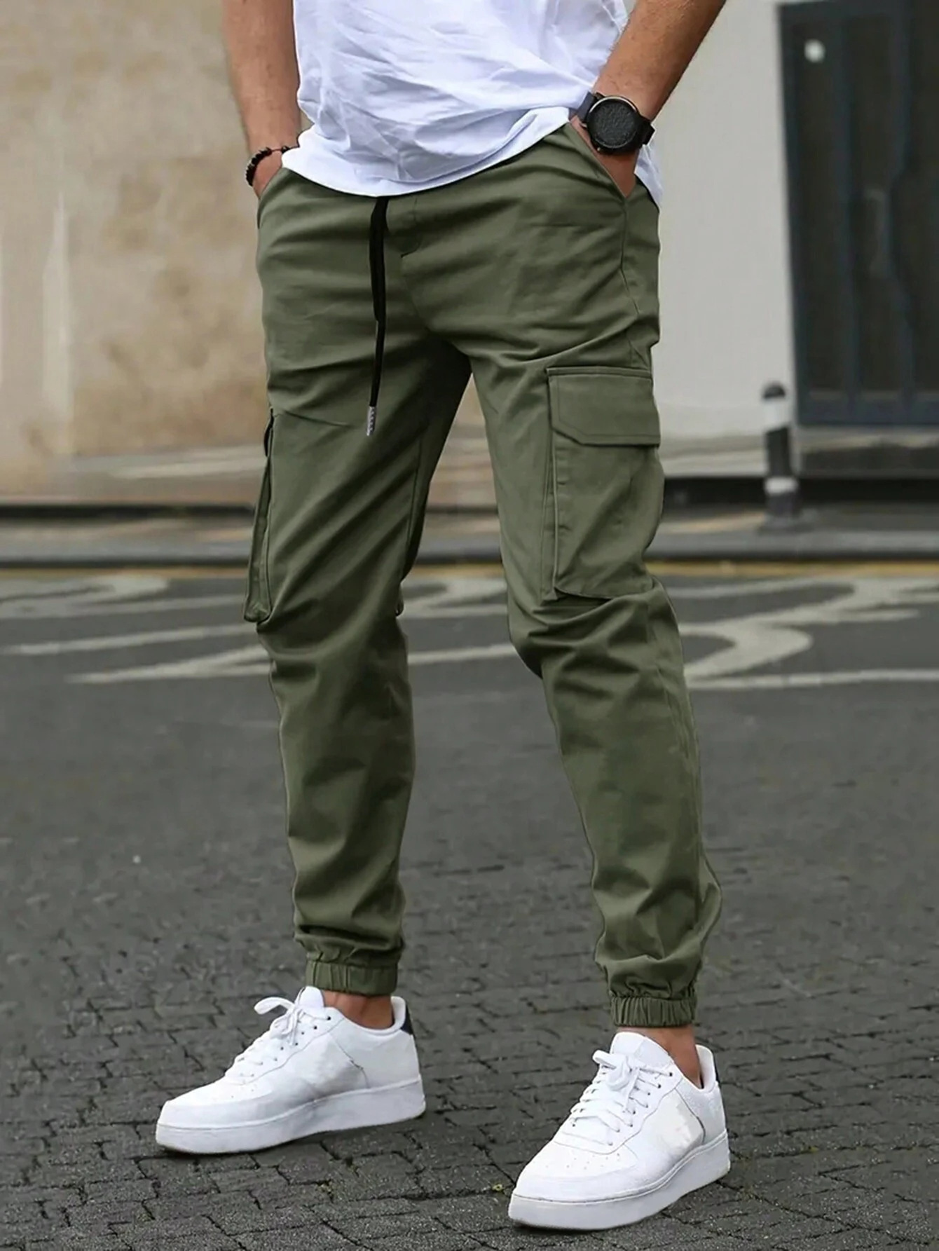 David - Pantalon cargo jogger pour homme