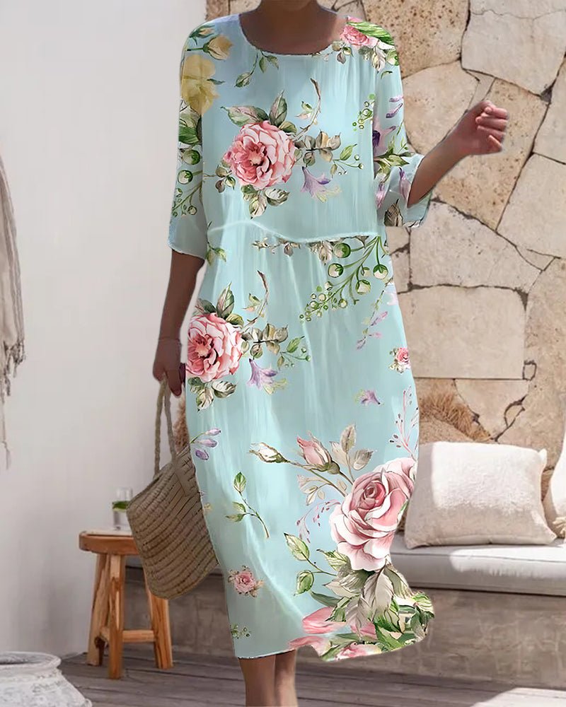Claire - Robe Florale Confortable